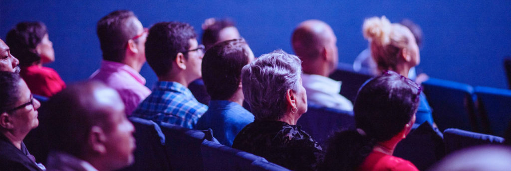 Attendees at a presentation